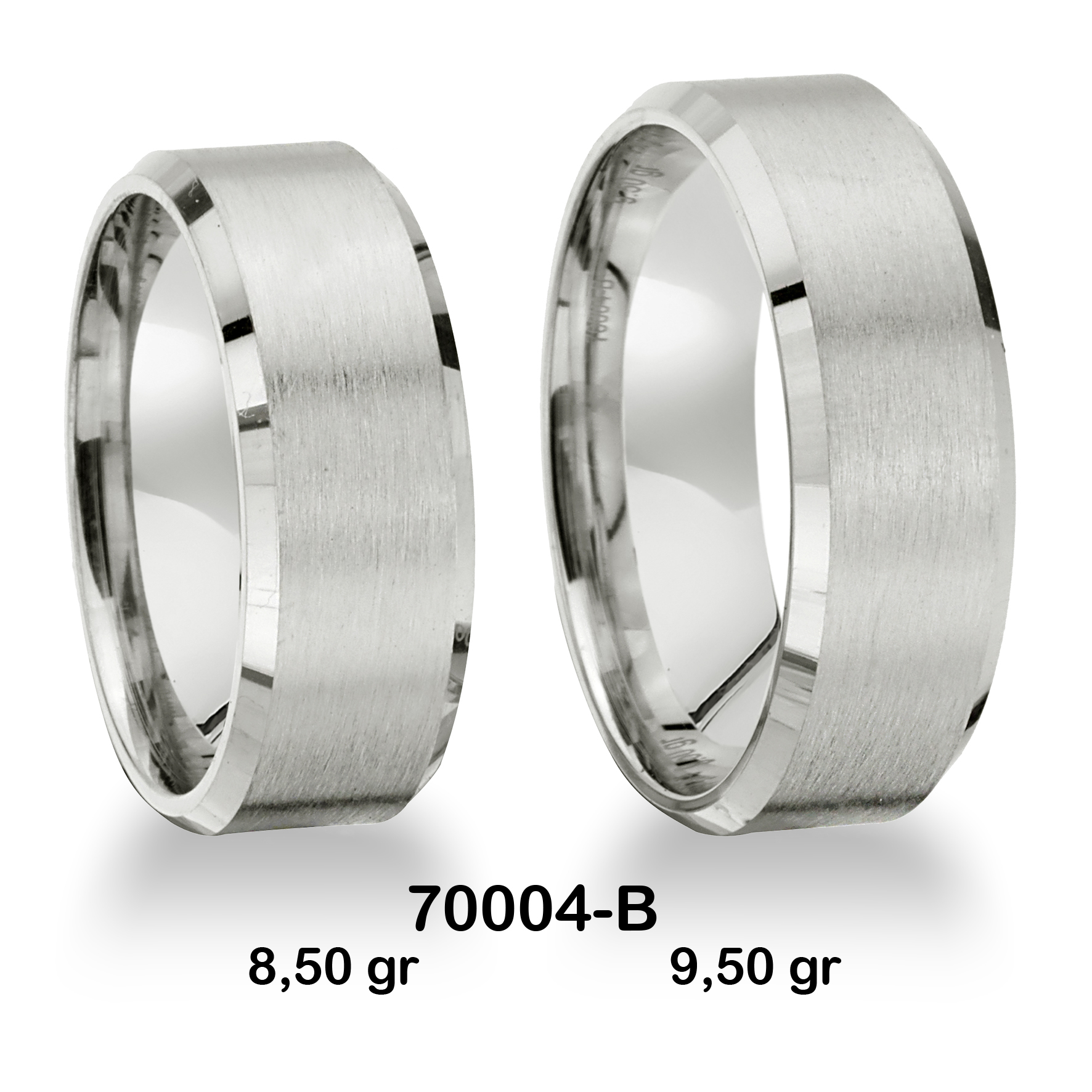 Beyaz Alyans Modeli-70004-B